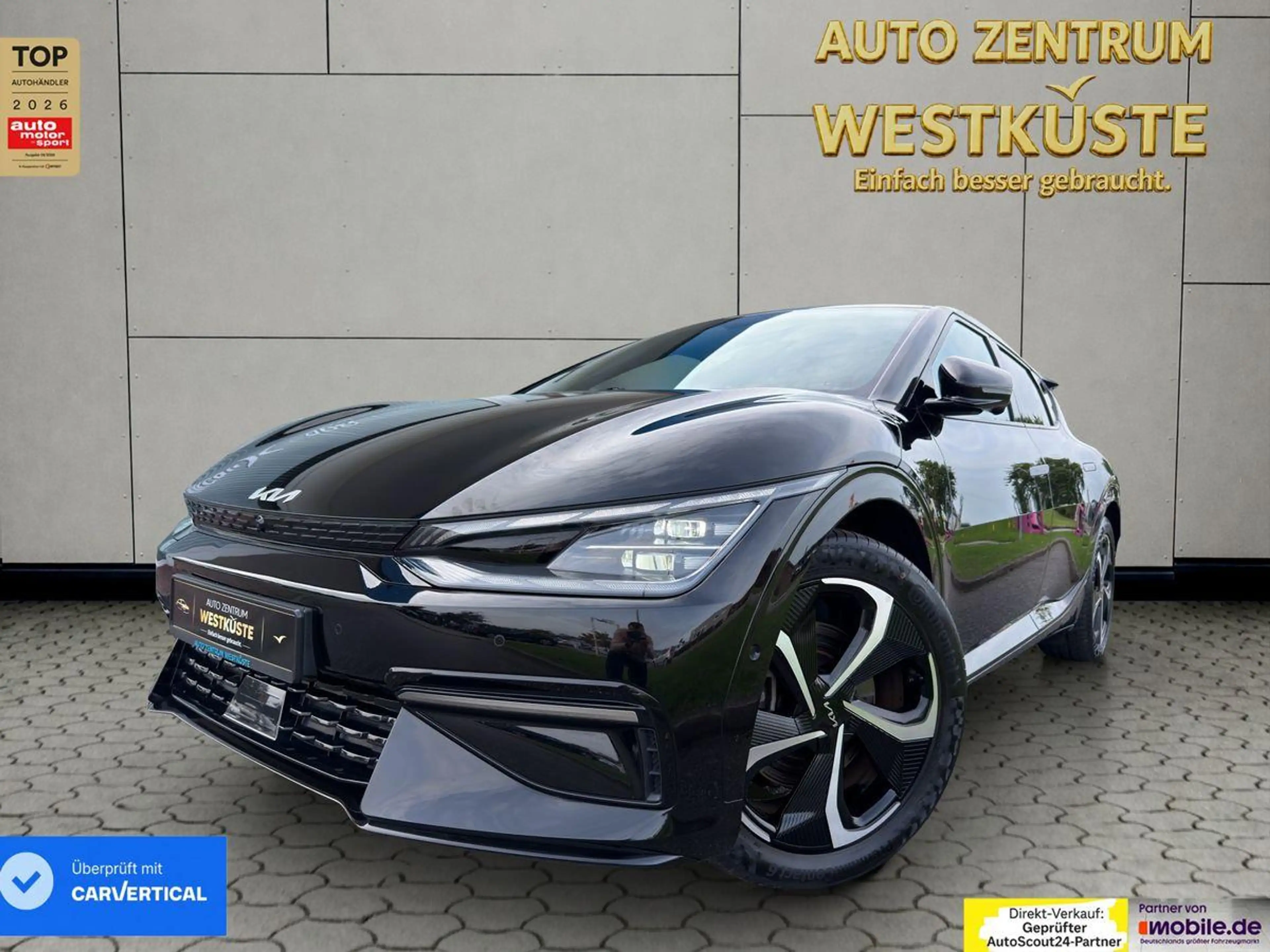 Kia EV6 GT-Line LongRange AHK HuD Meridian 96%SOH 360° — photo 4