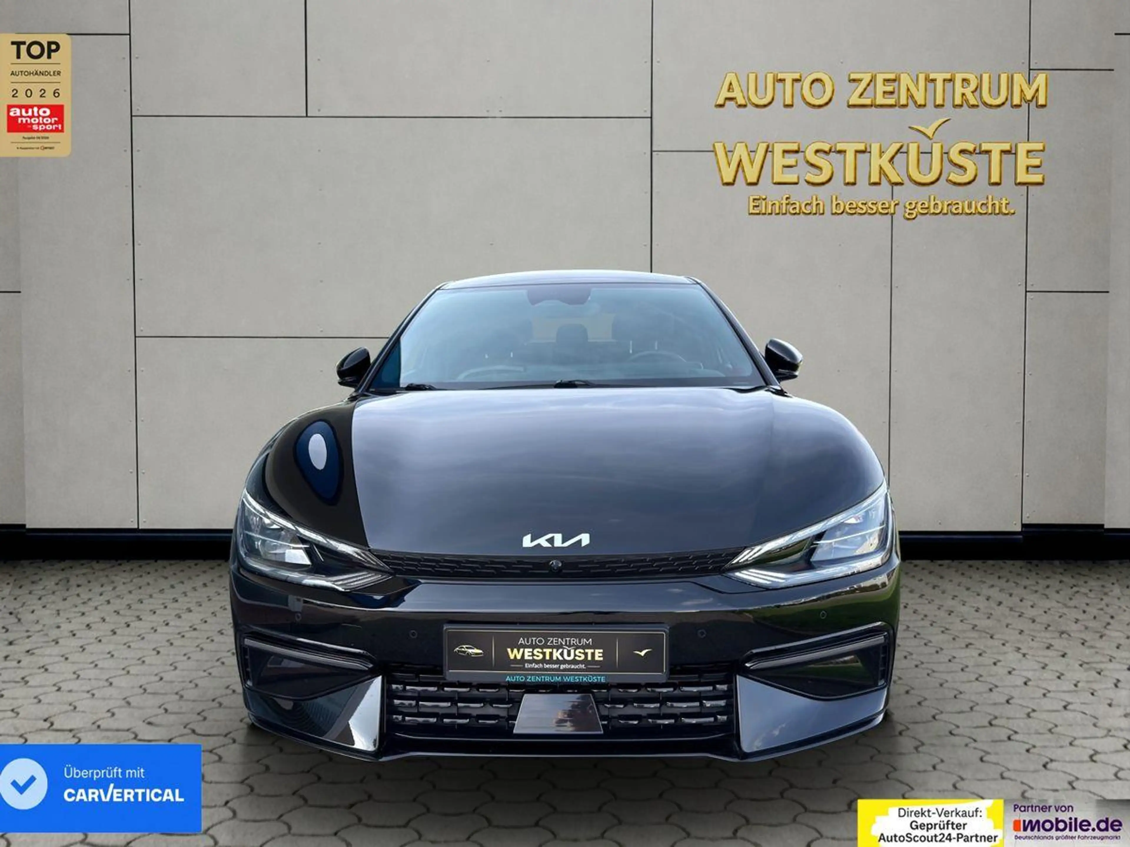 Kia EV6 GT-Line LongRange AHK HuD Meridian 96%SOH 360° — photo 2