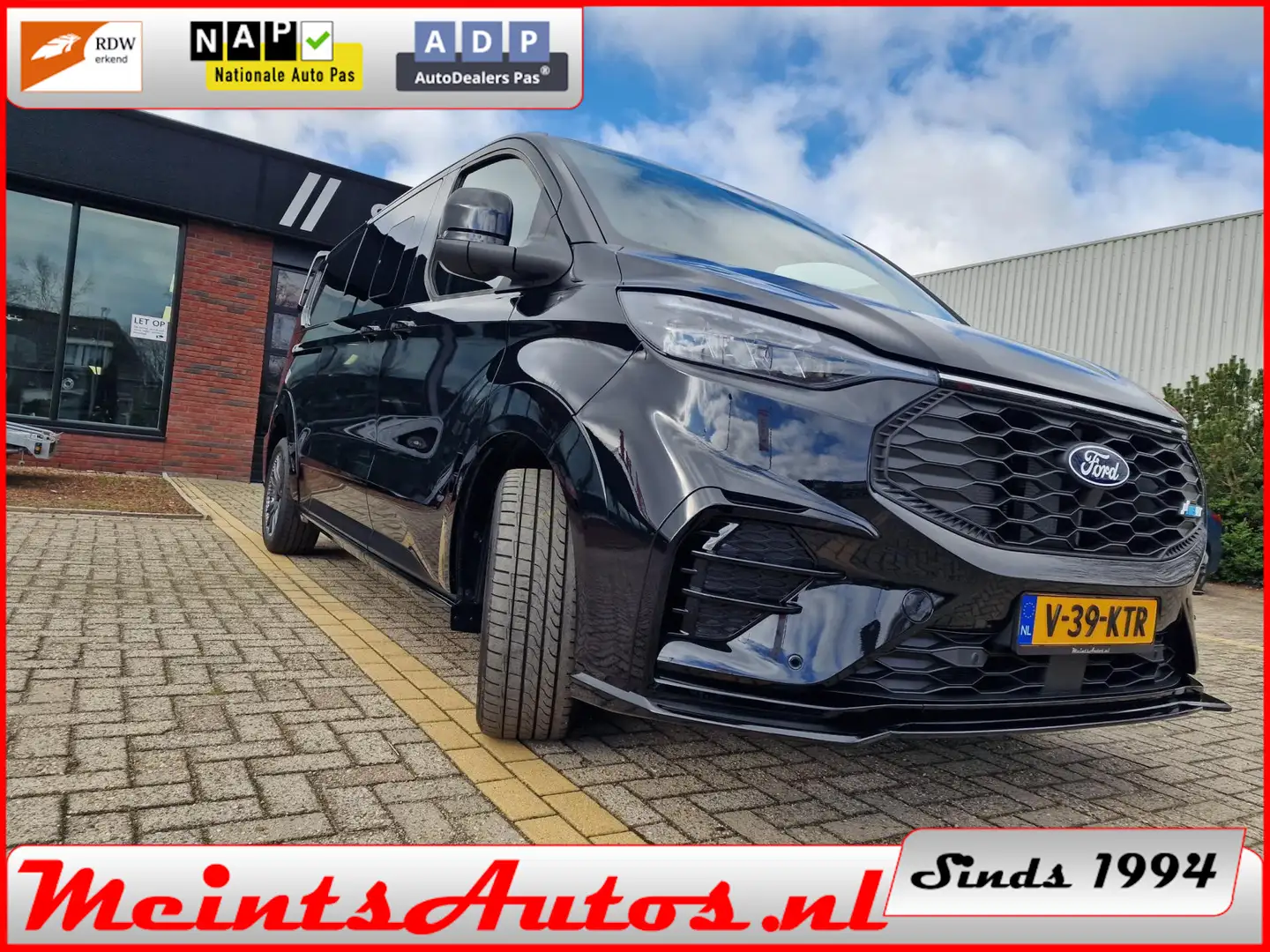 Ford Transit Custom MS-RT DC Dubbele Cabine L2H1 320 2.0 TDCI 170pk AW Zwart - 2