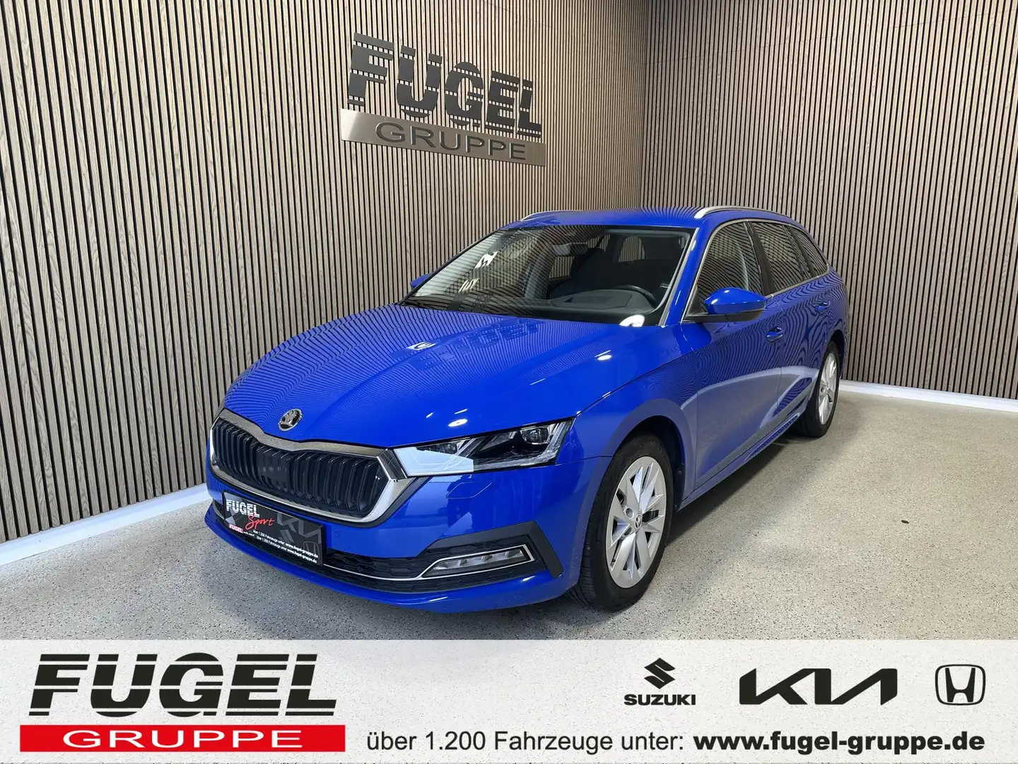 Skoda Octavia Combi 2.0 TDI DSG Style AHK|LED|SHZ|Head-Up Blau - 1