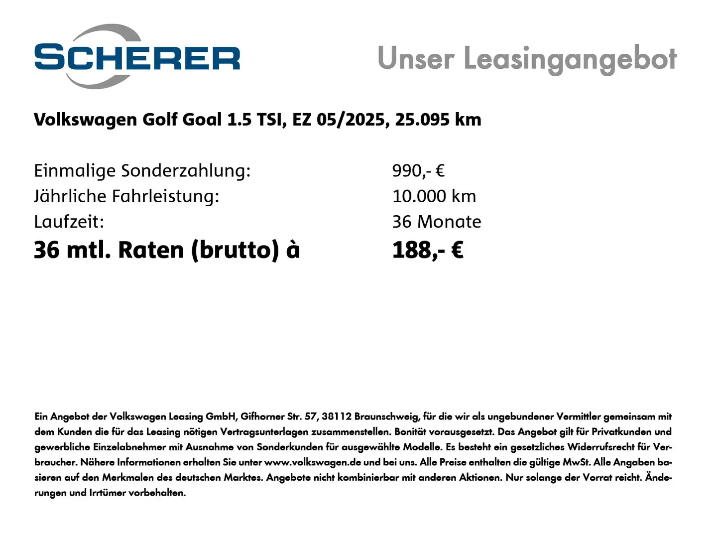 Volkswagen Golf VIII GOAL 1.5 TSI AHK NAVI IDA SHZ PDC GJR Schwarz - 2