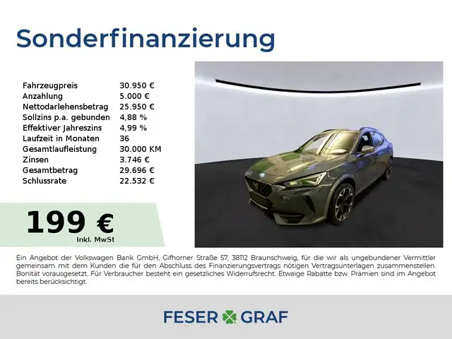 CUPRA Formentor VZ 2.0 TSI NAVI/FULL-LINK/LED