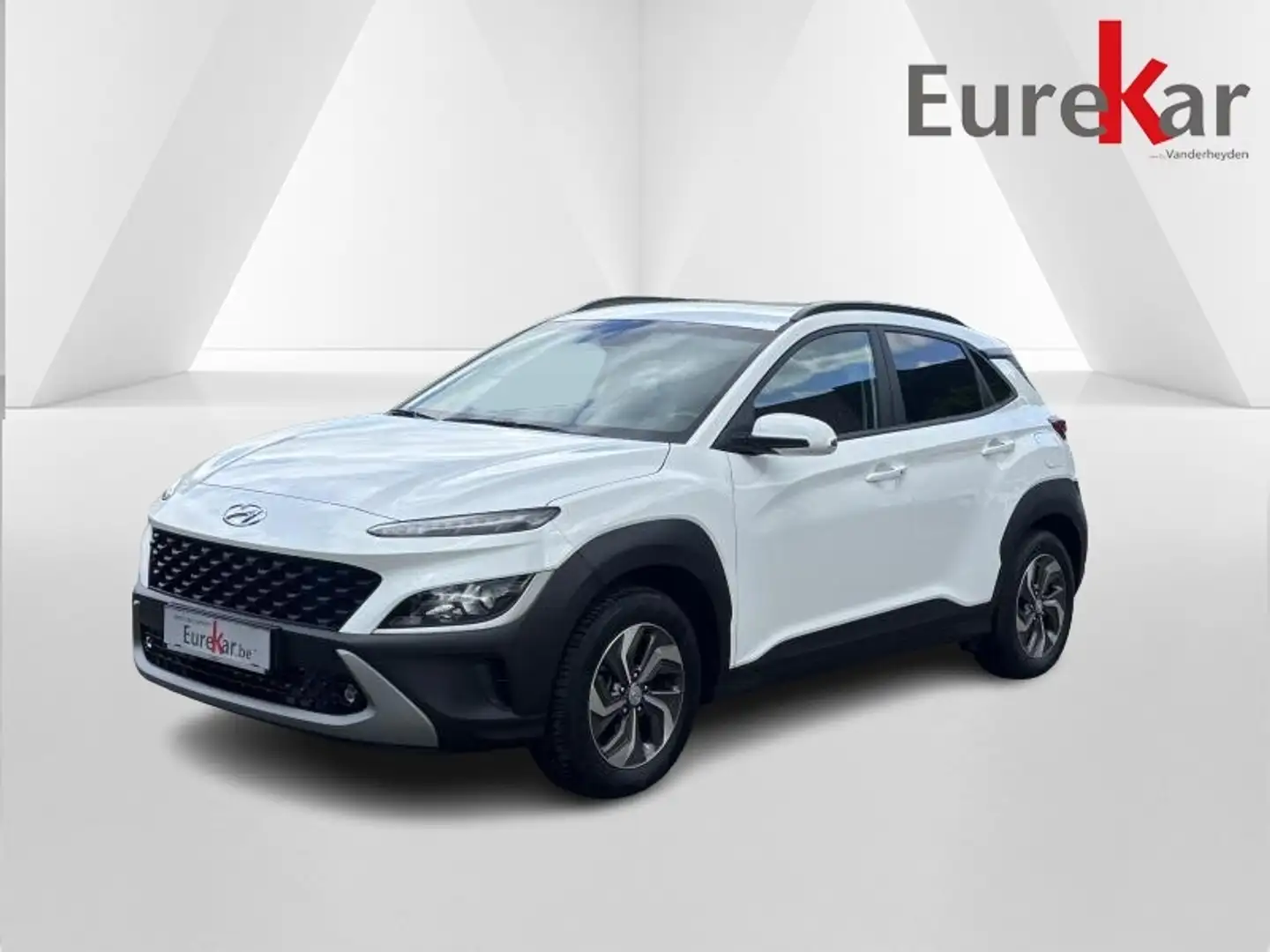 Hyundai KONA 1.6 GDi Hybrid Boite Auto Blanc - 1