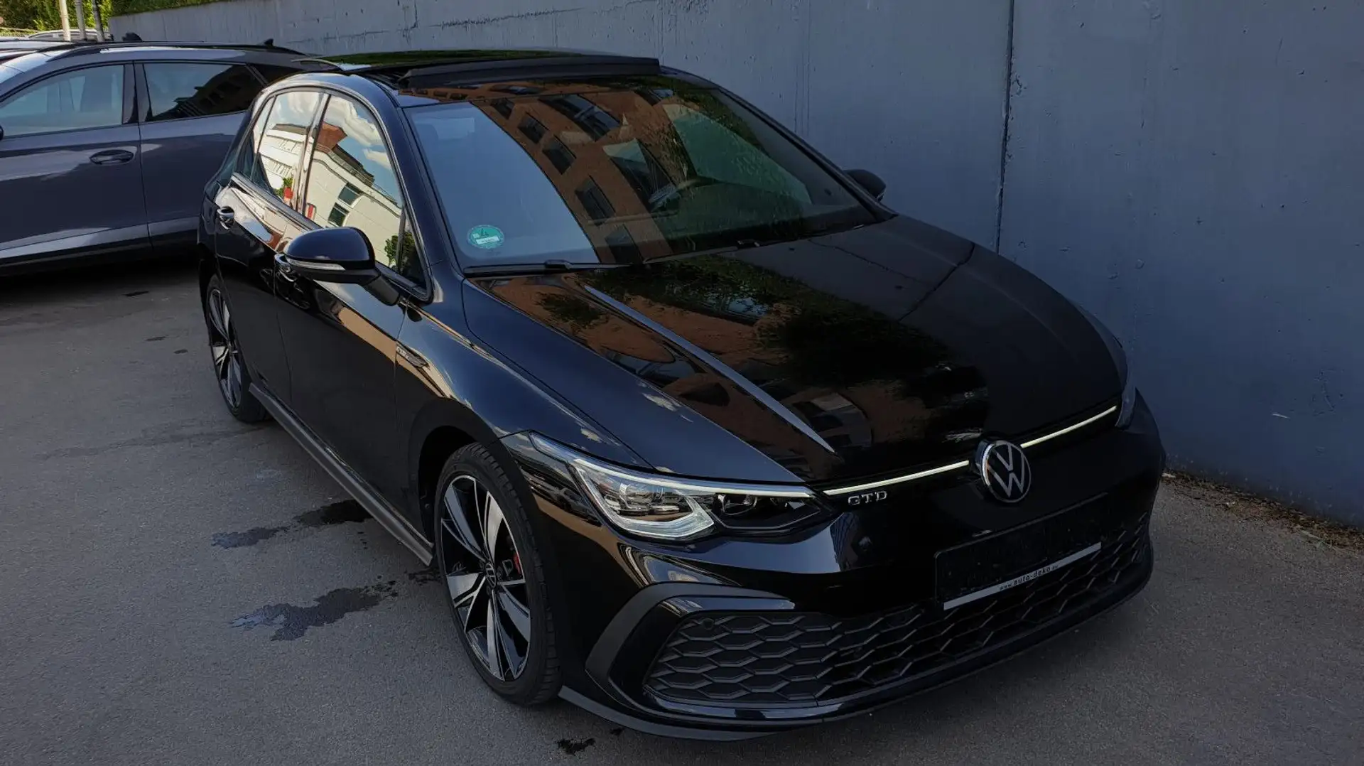 Volkswagen Golf 8 GTD DSG Pano/Virtual/Black-Style/ACC/AHK Schwarz - 2
