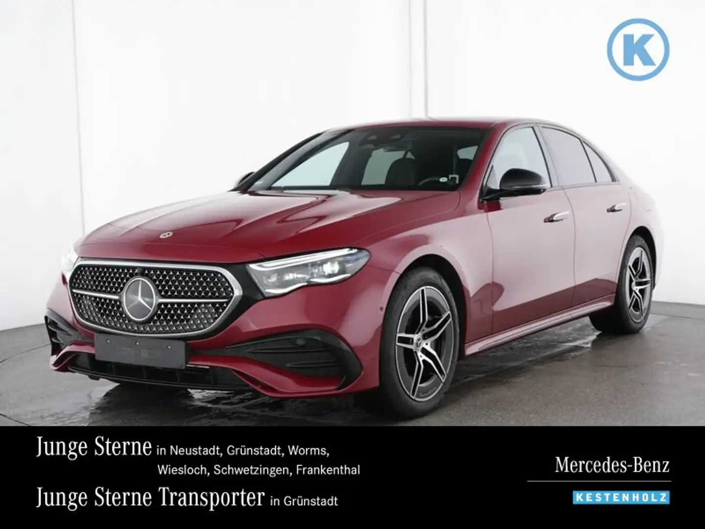 Mercedes-Benz E 300 E 300 de 4M AMG+NIGHT+AHK+DISTRO+360°+HUD+SITZKL Rot - 1