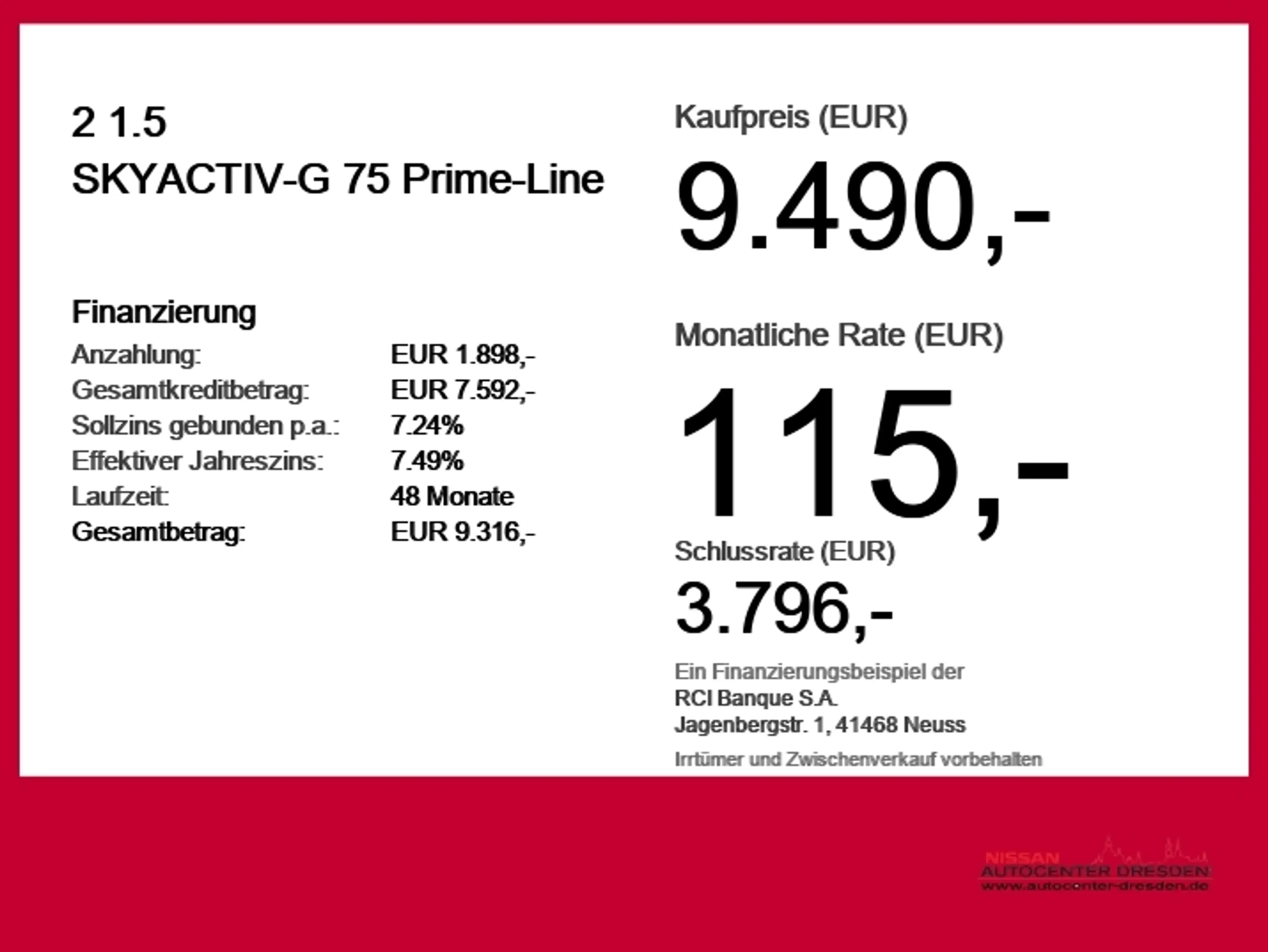 Mazda 2 1.5 SKYACTIV-G 75 Prime-Line — photo 6