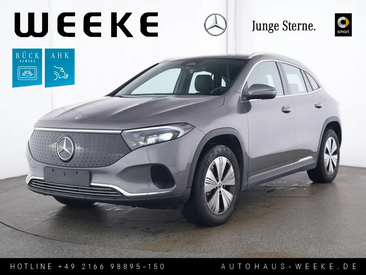 Mercedes-Benz EQA 300 4M Progressive+ANHÄNGERKUPPLUNG+MEMORY+ Grau - 1