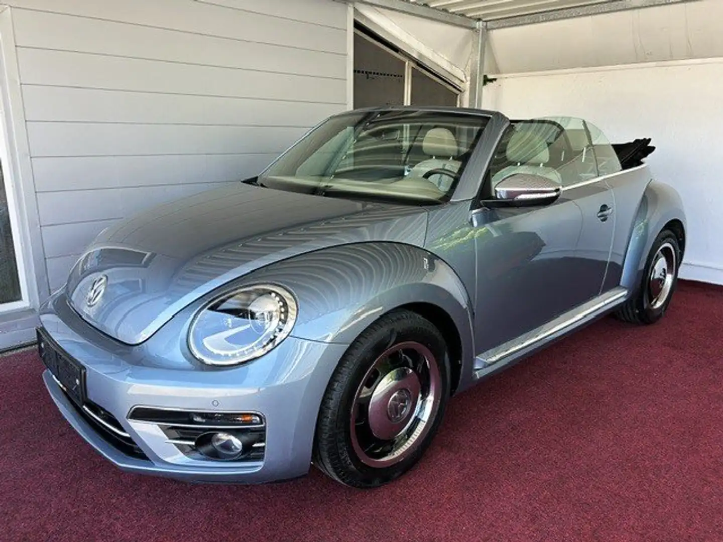Volkswagen Beetle Cabriolet elektrisch/Bi-Xenon/Sitzheizung/GARANTIE Blau - 1