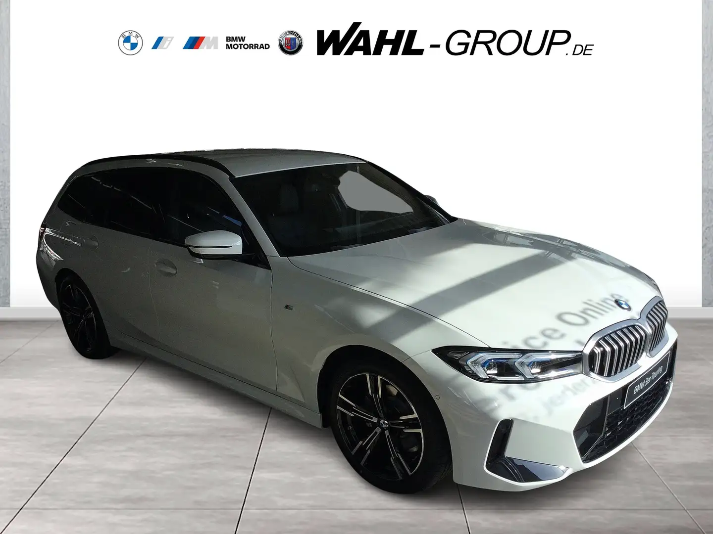 BMW 320 d Touring M Sport AHK HeadUp Adapt LED Innovation Weiß - 1