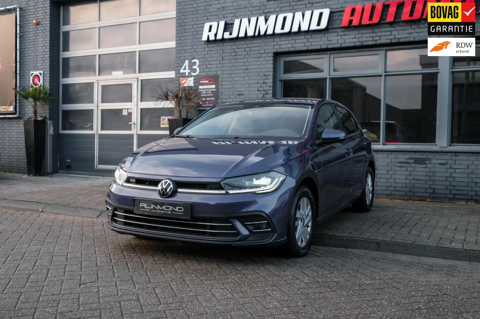 Volkswagen Polo 1.0 TSI Style Trekhaak|IQ-Light |Virtual Cockpit|C Violett - 1