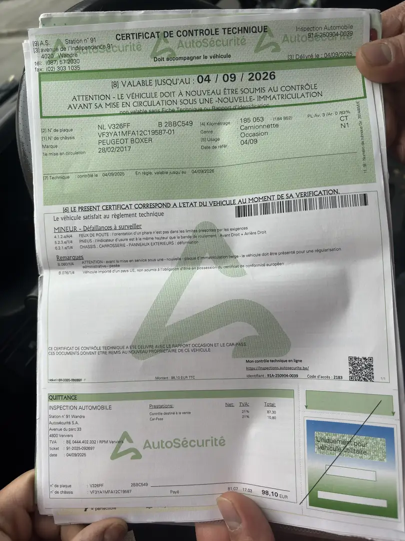 Peugeot Boxer 2.2 HDi L1H1 Standard FAP (EU5) - 1