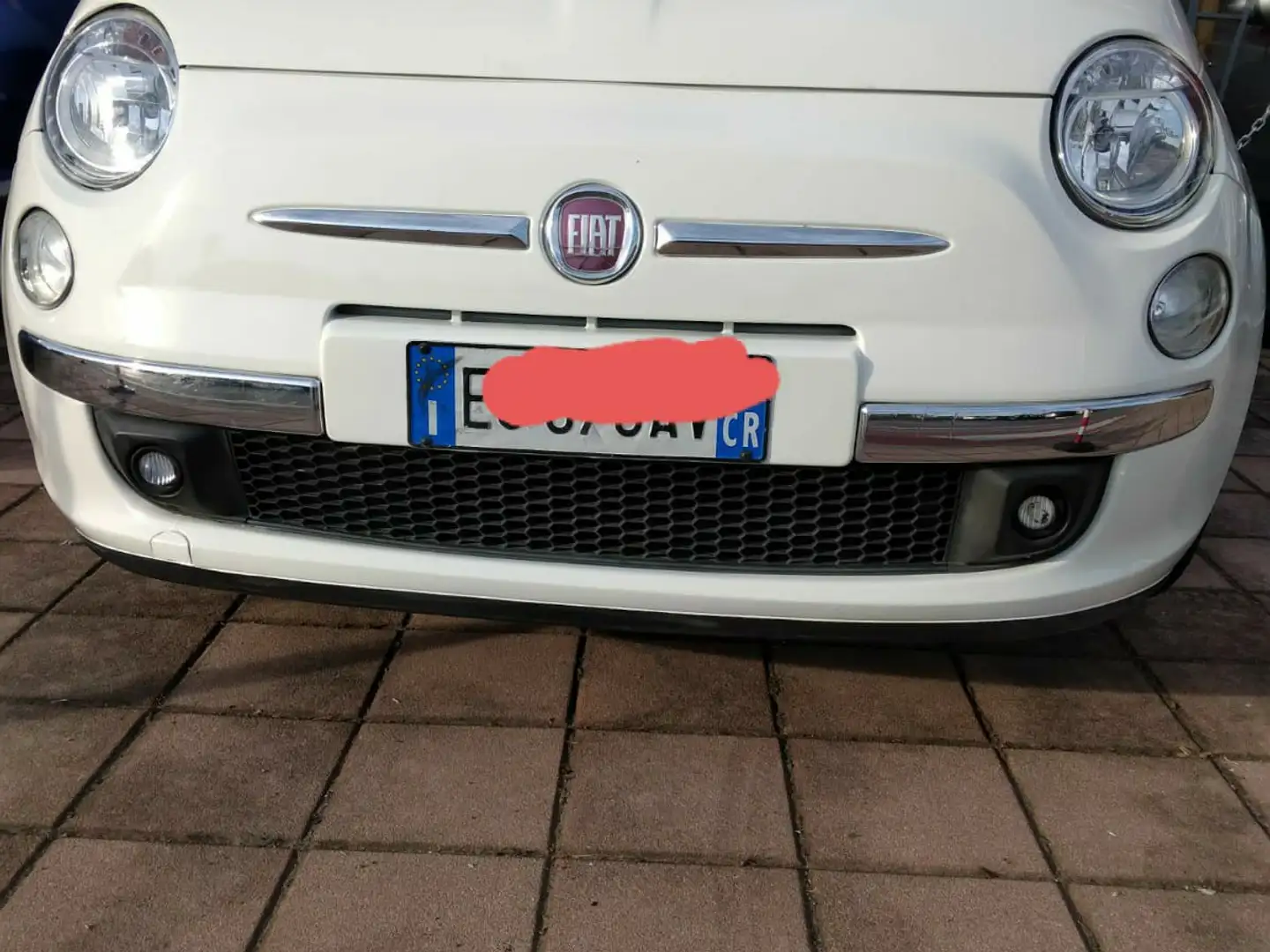 Fiat 500 1.2 Pop 69cv tetto PANORAMICO BLUE tooth 2012 Bianco - 1