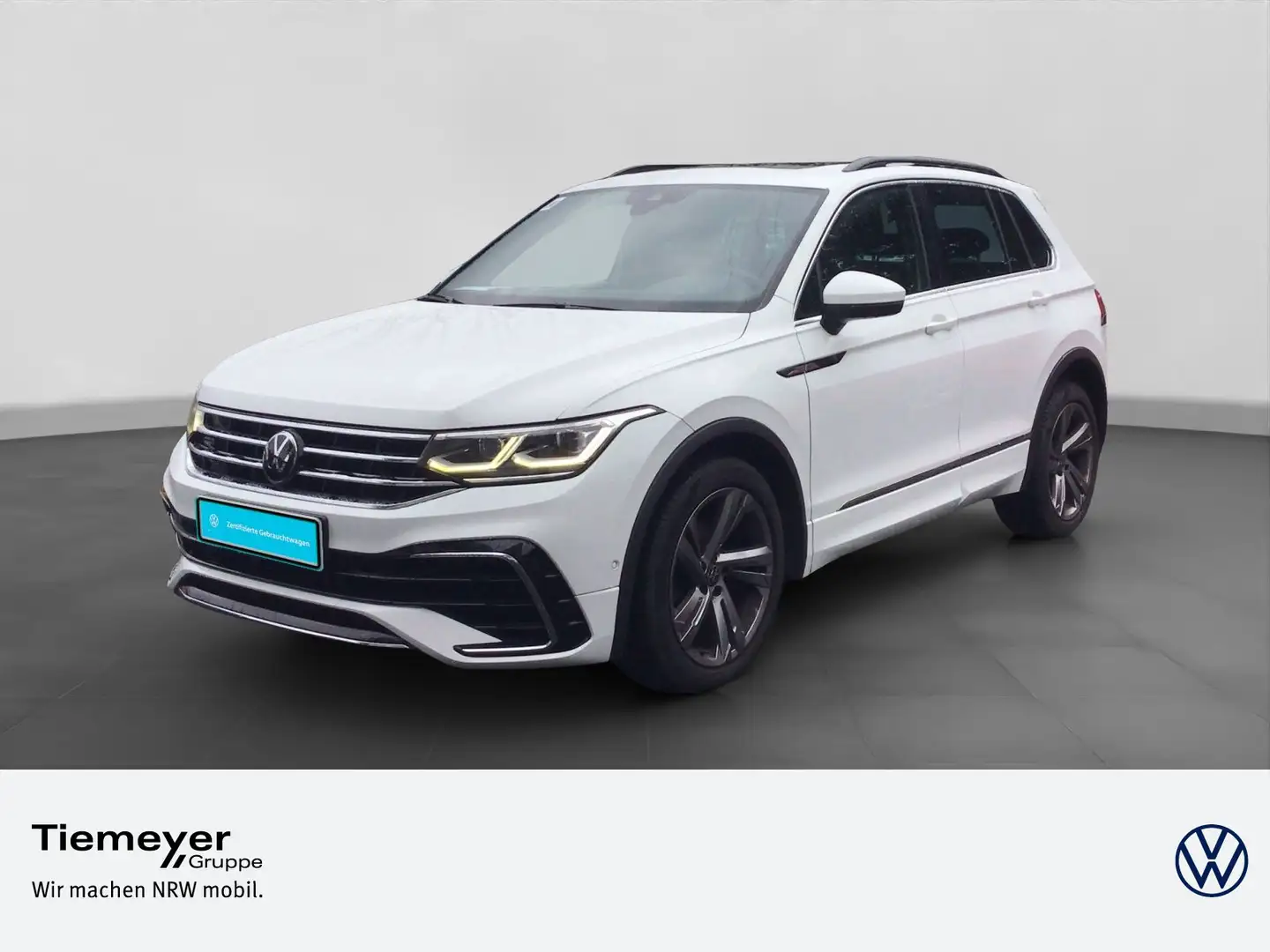 Volkswagen Tiguan 2.0 TDI R-LINE MATRIX PANO KAMERA AHK Weiß - 1