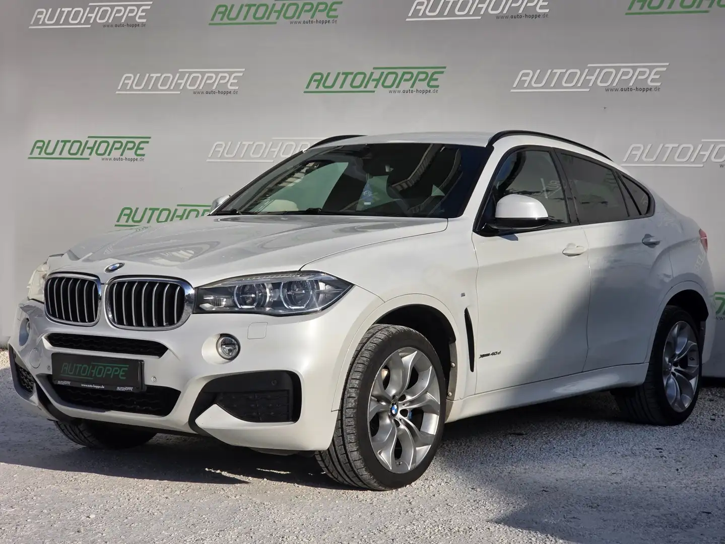BMW X6 xDrive 40 d, M Sport, 21", HUD, LED SW, Kamera, Weiß - 1