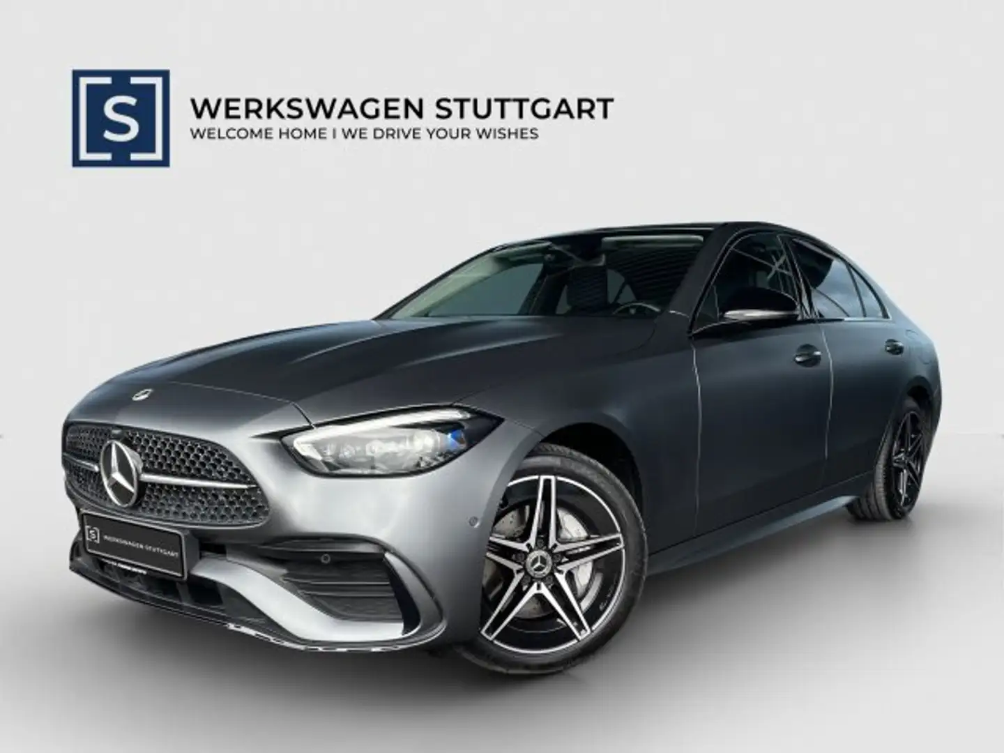 Mercedes-Benz C 300 C 300 e AMG Night AHK HuD DiLi Memory SHD Keyl Grau - 1