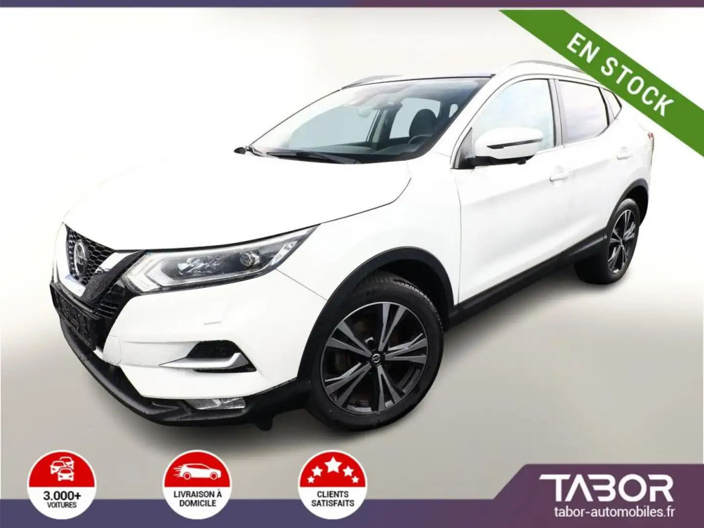 Nissan Qashqai 1.3 DIG-T 160 DCT N-Connecta GPS Blanc - 1