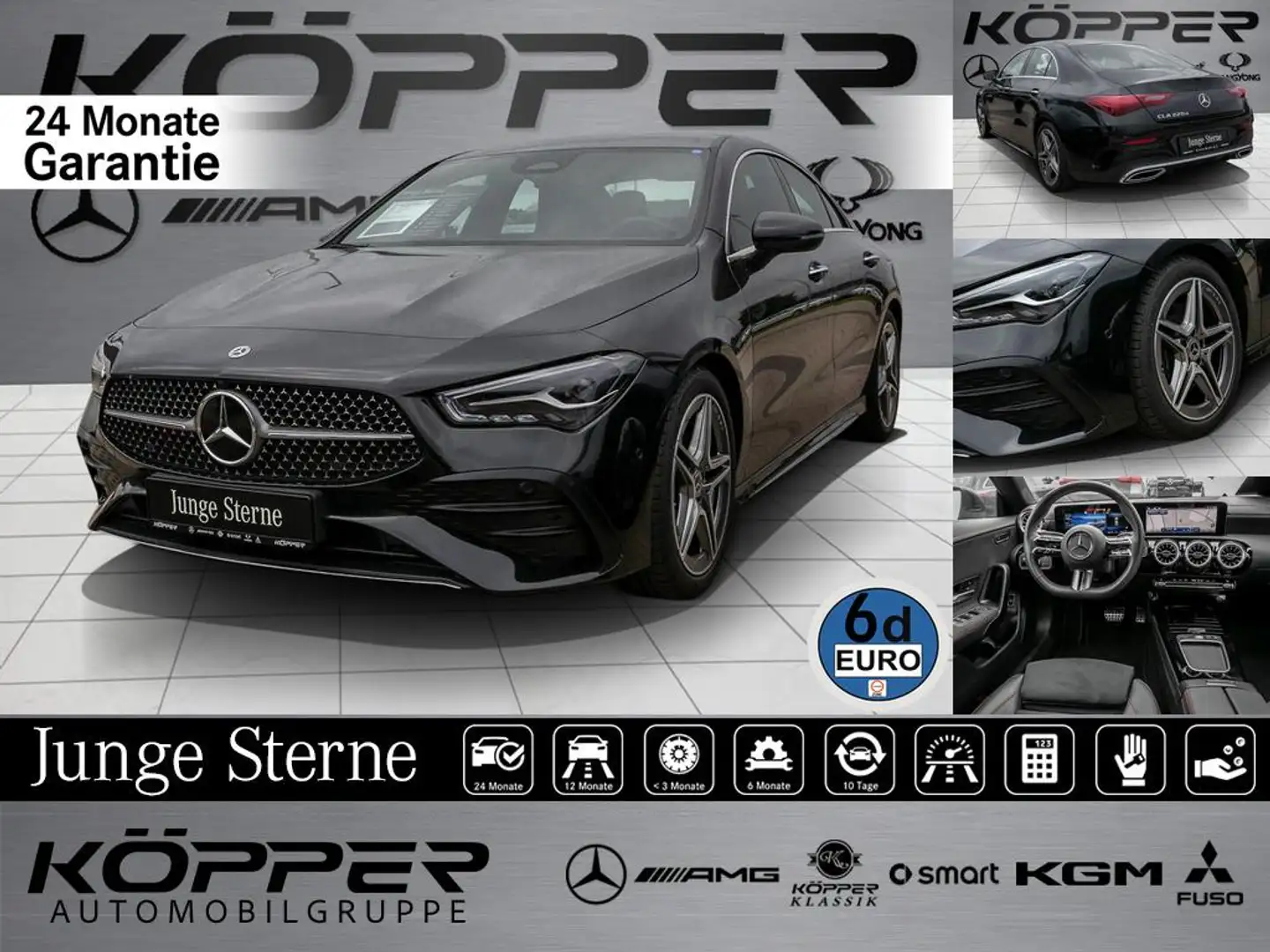 Mercedes-Benz CLA 220 d AMG Advanced PLUS Black Line Sitzhzg. Noir - 1