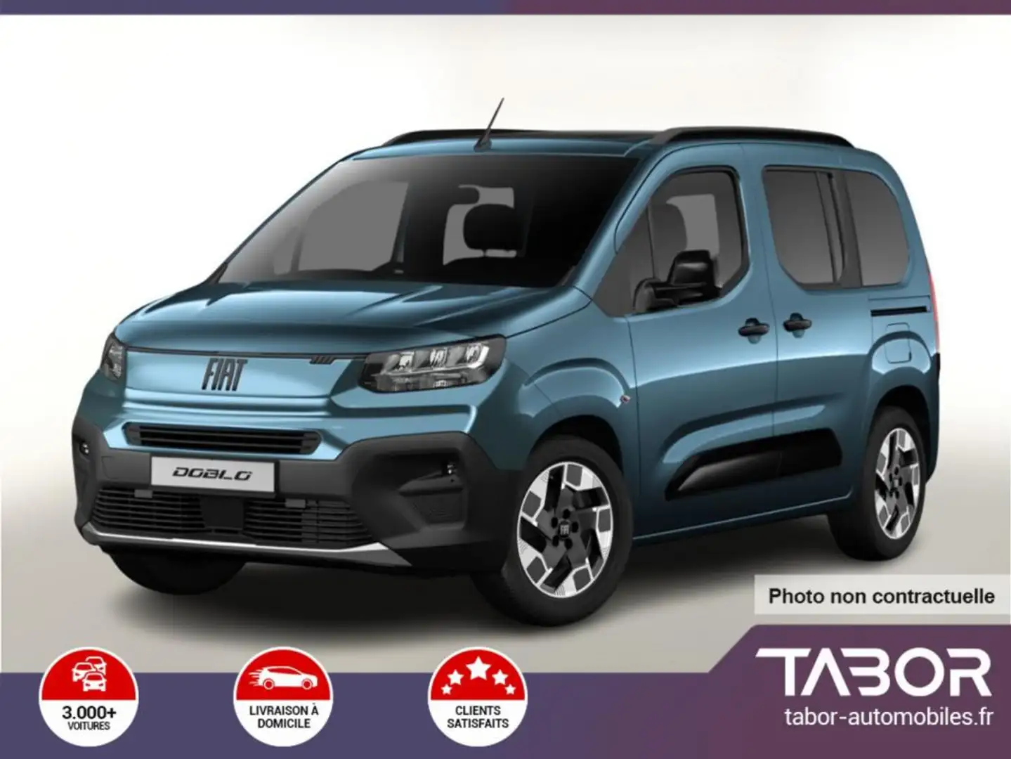 Fiat Doblo Kombi 1.5 Maxi BHDi 130 DCT 180°Cam Gris - 1
