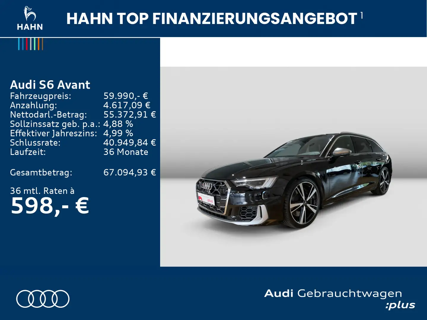 Audi S6 3.0TDI quattro Tiptrnc Matrix 360° B&O Schwarz - 2