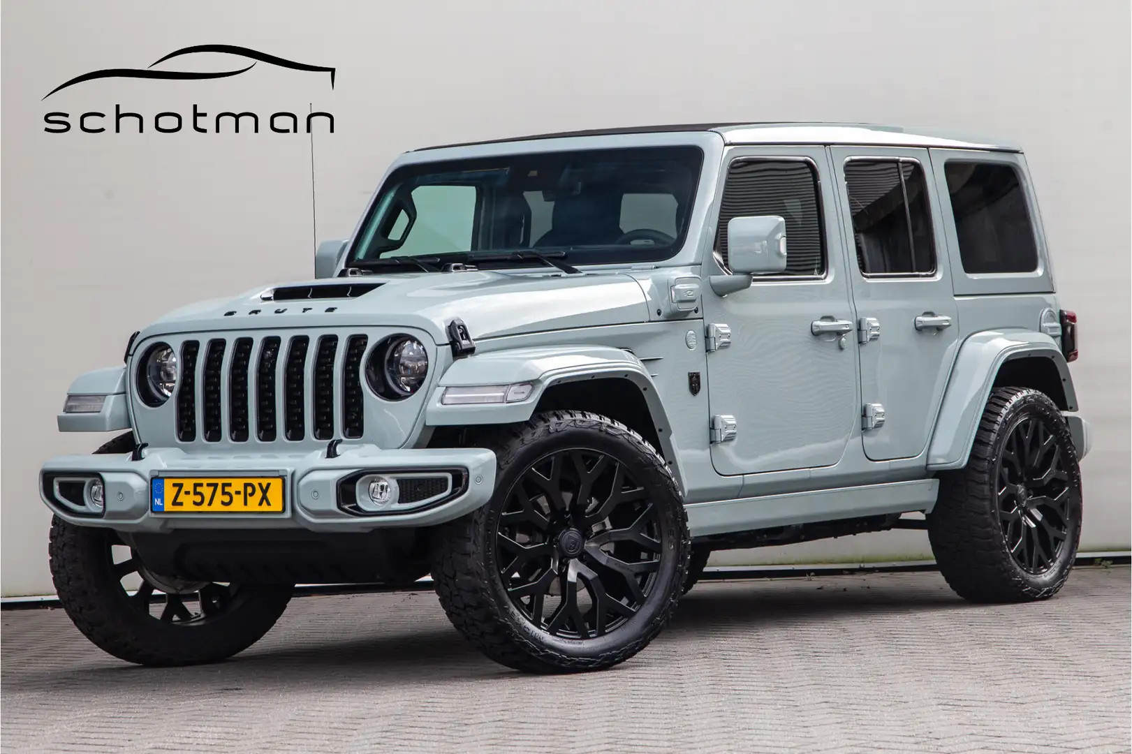 Jeep Wrangler Unlimited 4xe 380pk Brute Richmond Pure Skyview, V Blauw - 1
