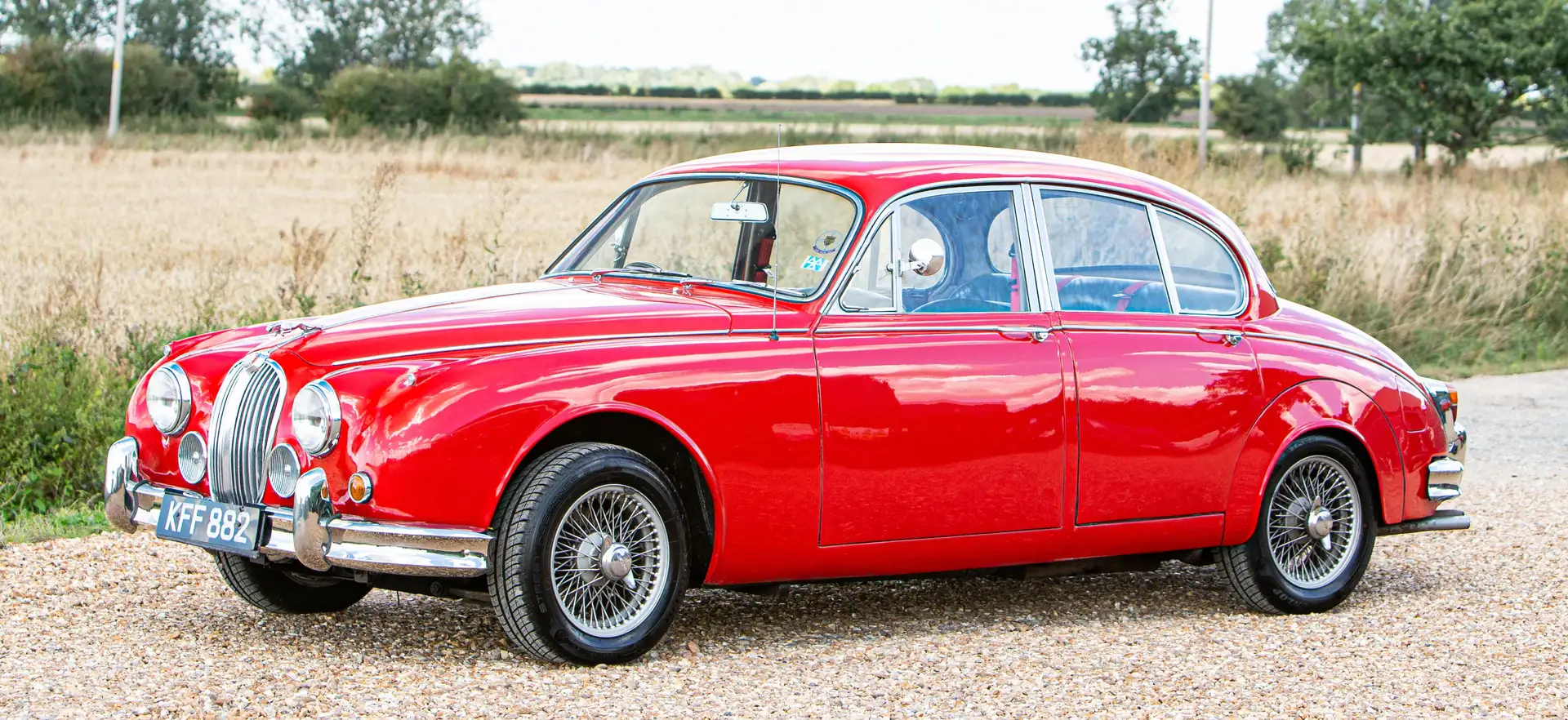 Jaguar MK II 3.8 automatic Rood - 2