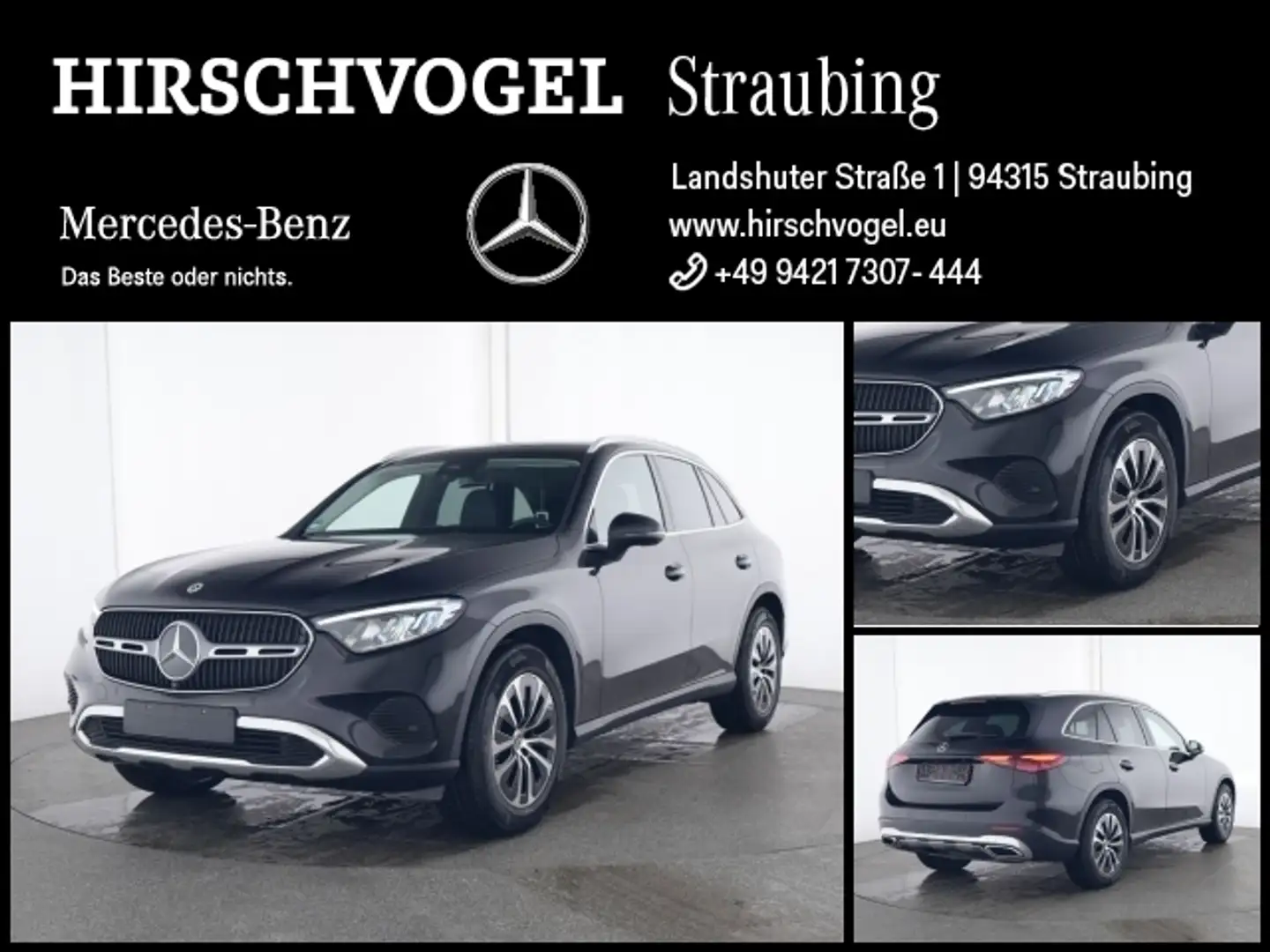 Mercedes-Benz GLC 200 4M AVANTGARDE+AHK+Memory-P.+MBUX+Navi-Pr Schwarz - 1