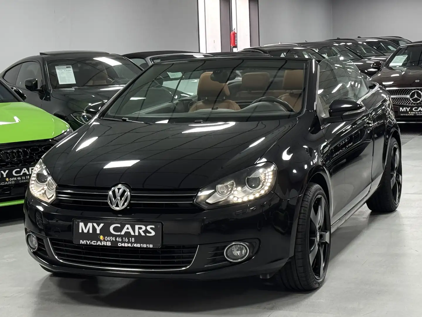 Volkswagen Golf Cabriolet 1.6 Tdi Clim Cuir Gps Xenon Camera Full Options - 1