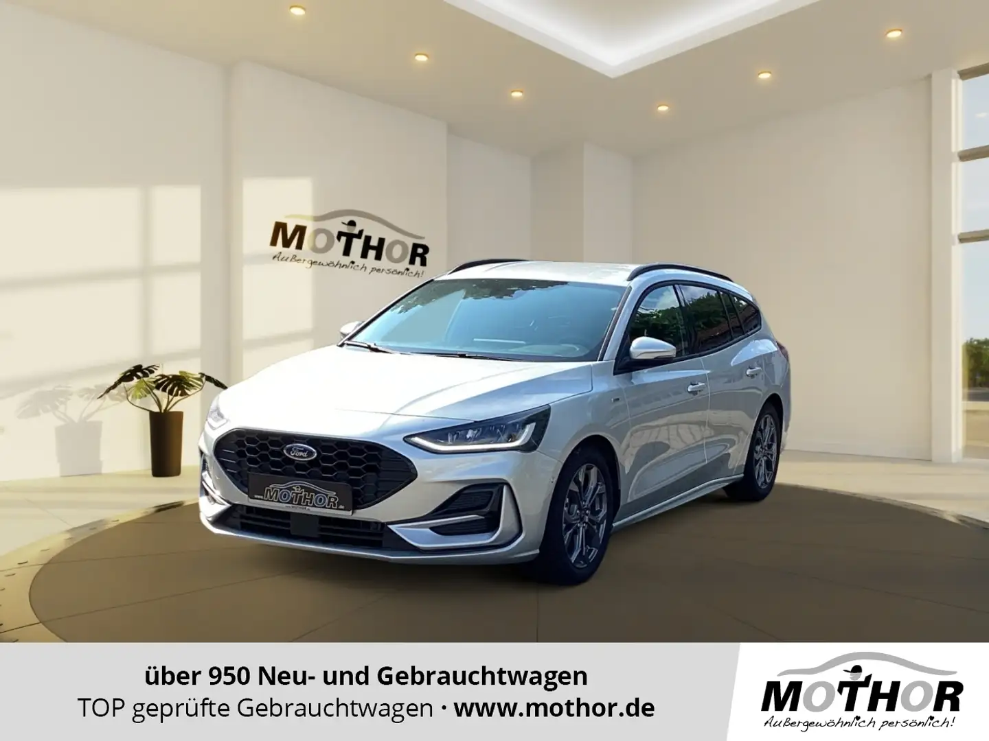 Ford Focus Turnier 1.0 EcoBoost Mild-Hybrid Automatik ACC Silber - 1