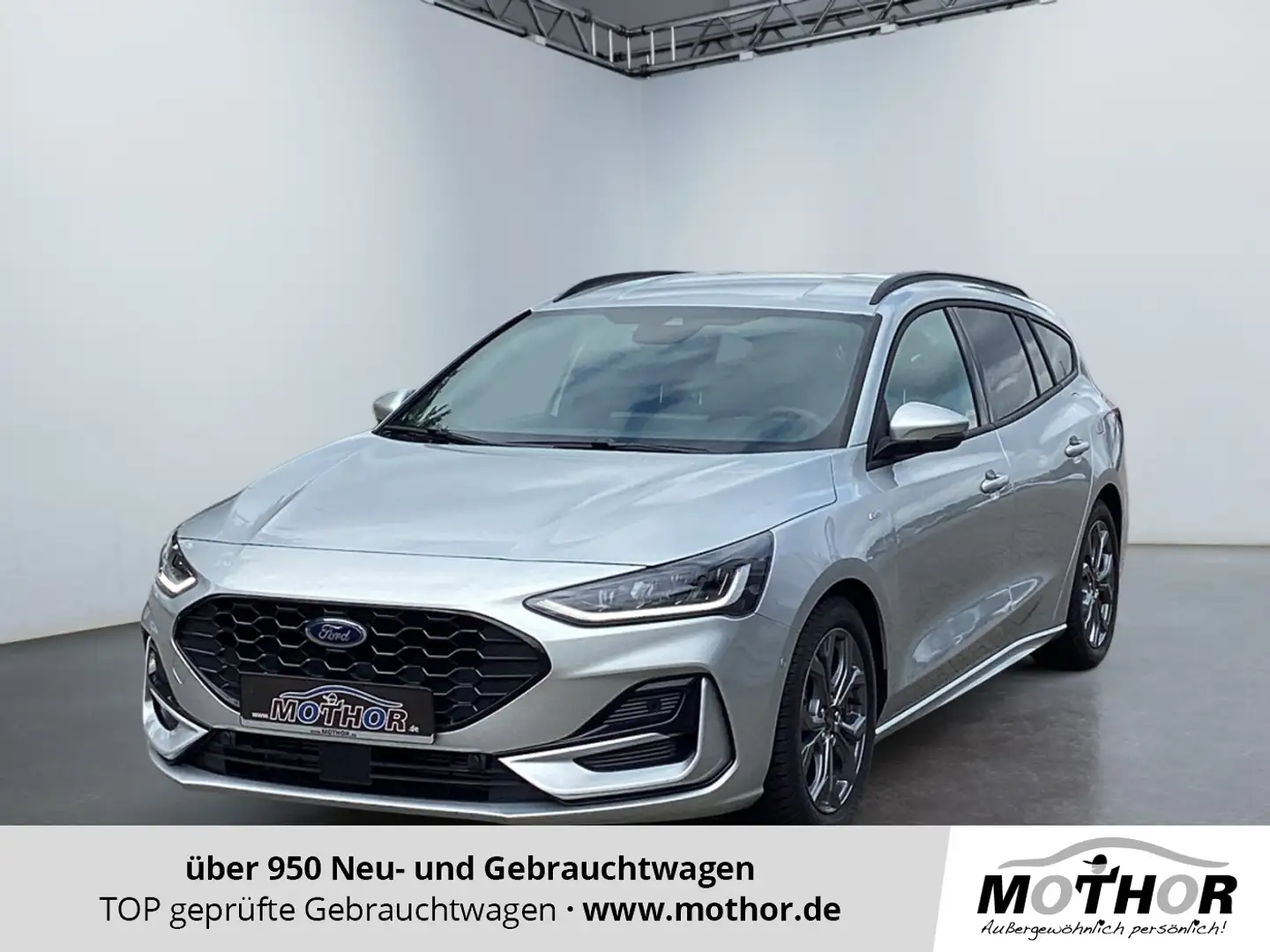 Ford Focus Turnier 1.0 EcoBoost Mild-Hybrid Automatik ACC Zilver - 1