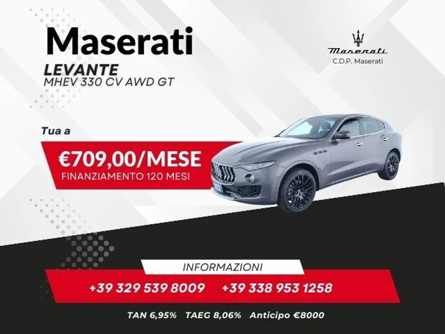 Maserati Levante Levante MHEV 330 CV AWD GT Grigio - 1