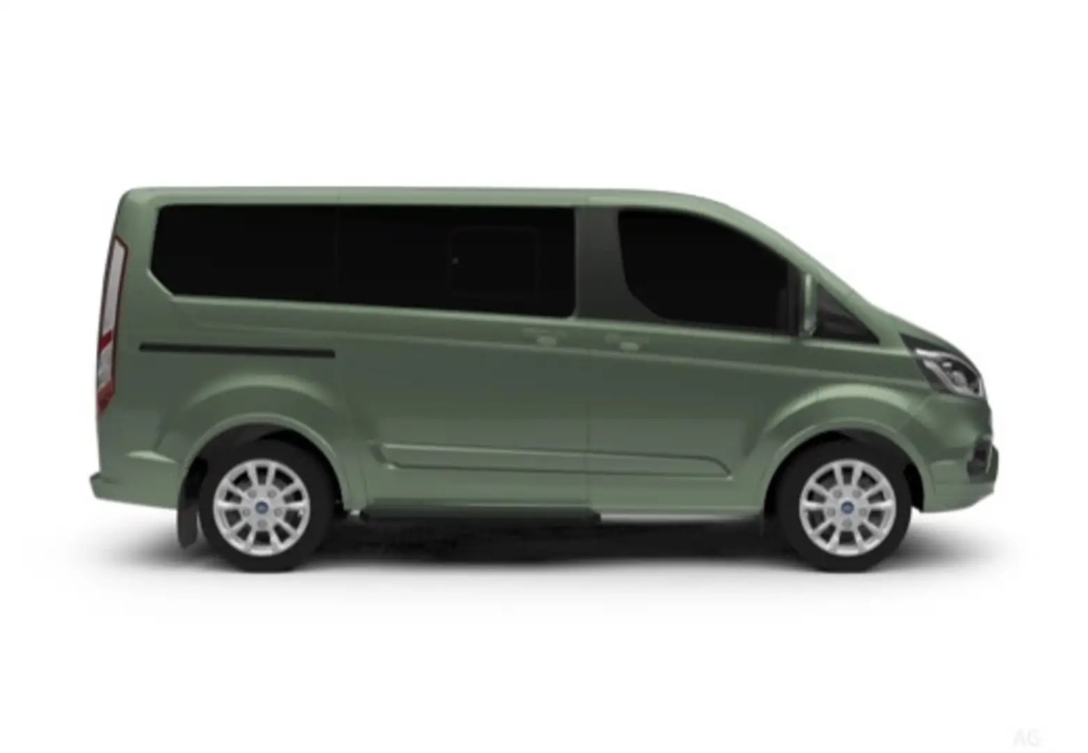 Ford Transit Custom FT 340 L2 Kombi Trail EcoBlue 130 Plateado - 2
