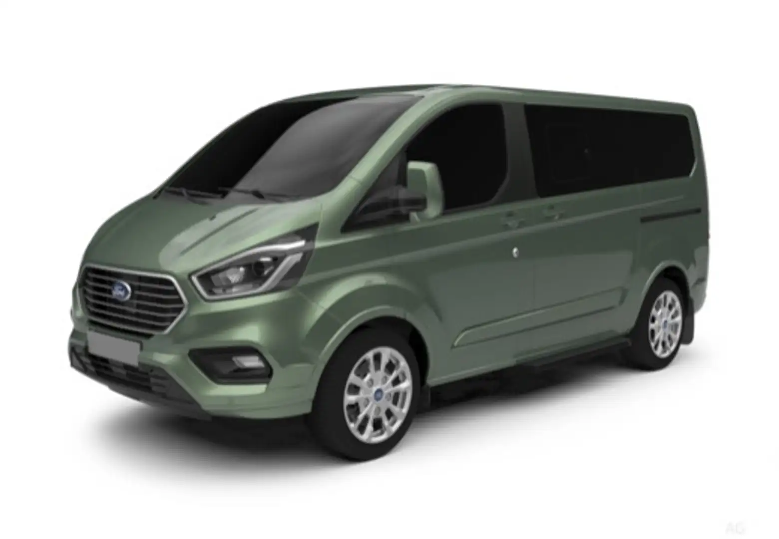 Ford Transit Custom FT 340 L2 Kombi Trail EcoBlue 130 Plateado - 1
