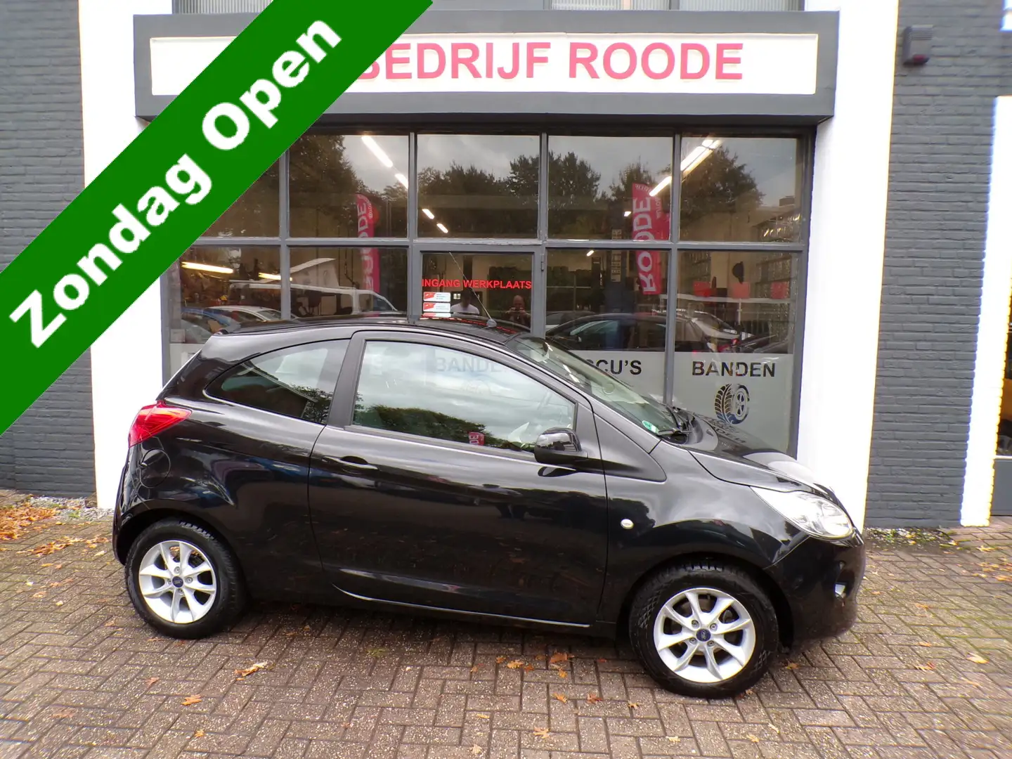 Ford Ka/Ka+ 1.2 Limited start/stop AIRCO,LMV, ZEER MOOI !!! "" Noir - 1