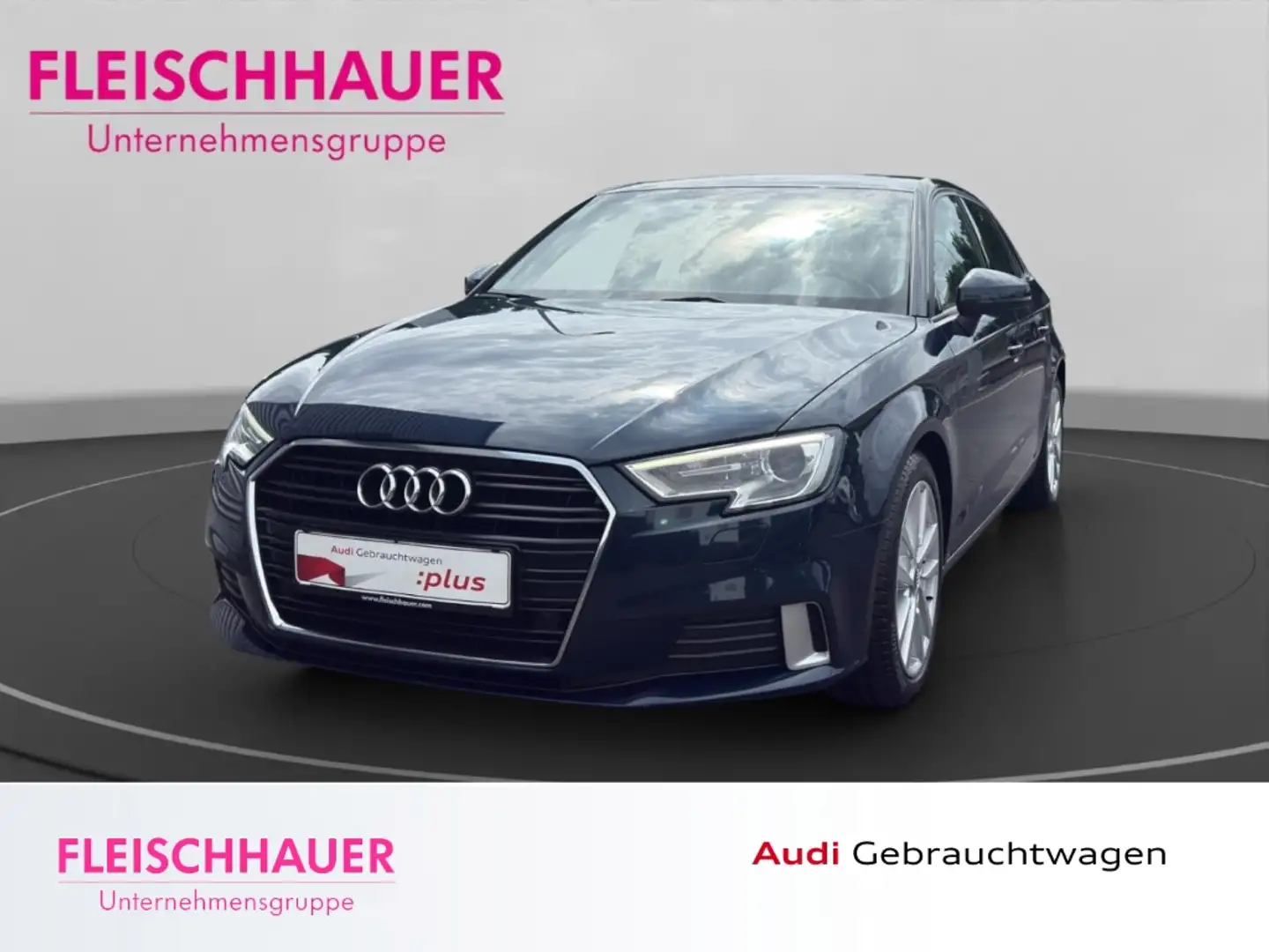 Audi A3 Sportback sport 1.4 TFSI CarPlay+PDC+Tempom. Bleu - 1