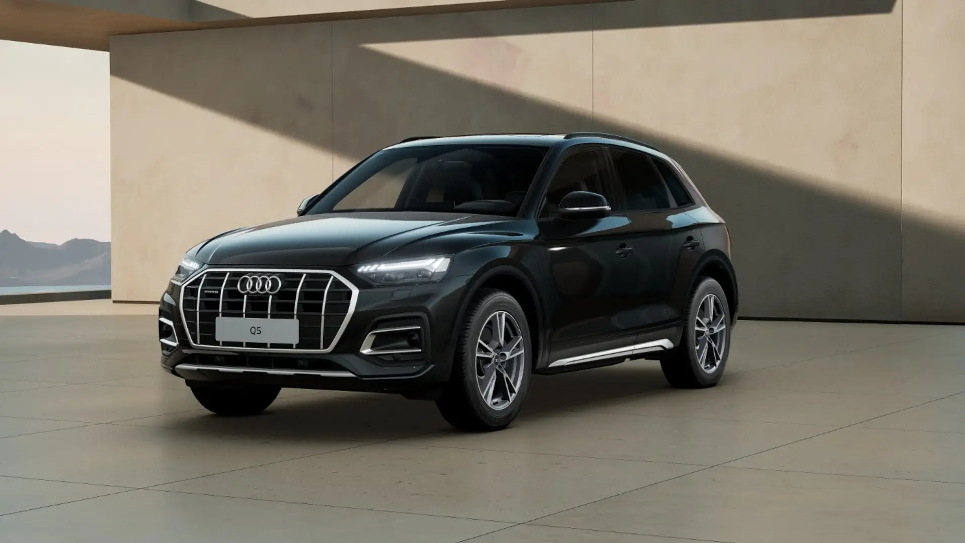 Audi Q5 45 TFSI quattro S line S tro. MATRIX AHK PANO Schwarz - 2