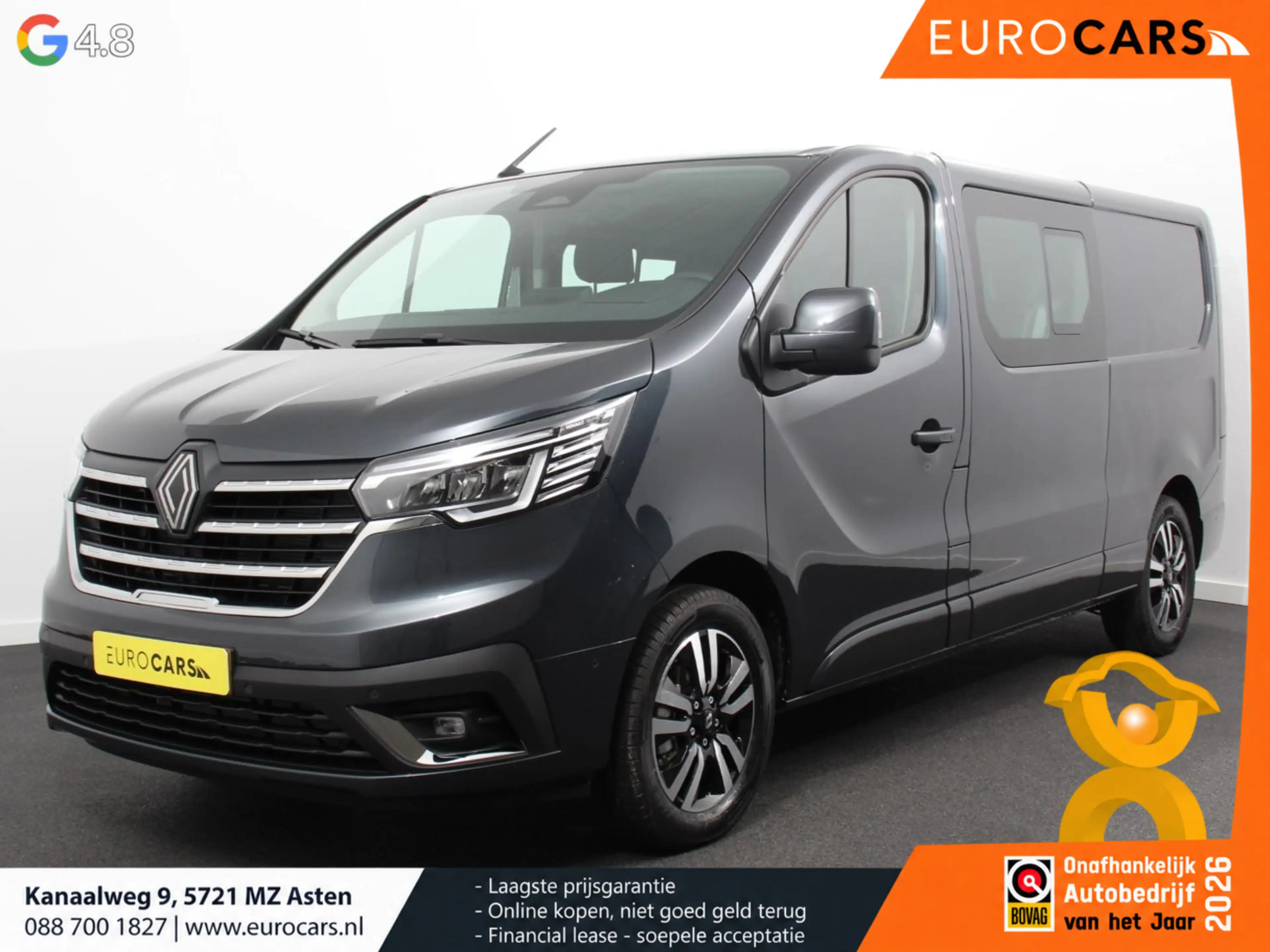 Renault Trafic 2.0 Blue dCi 150PK Automaat L2H1 Dubbele Cabine Na