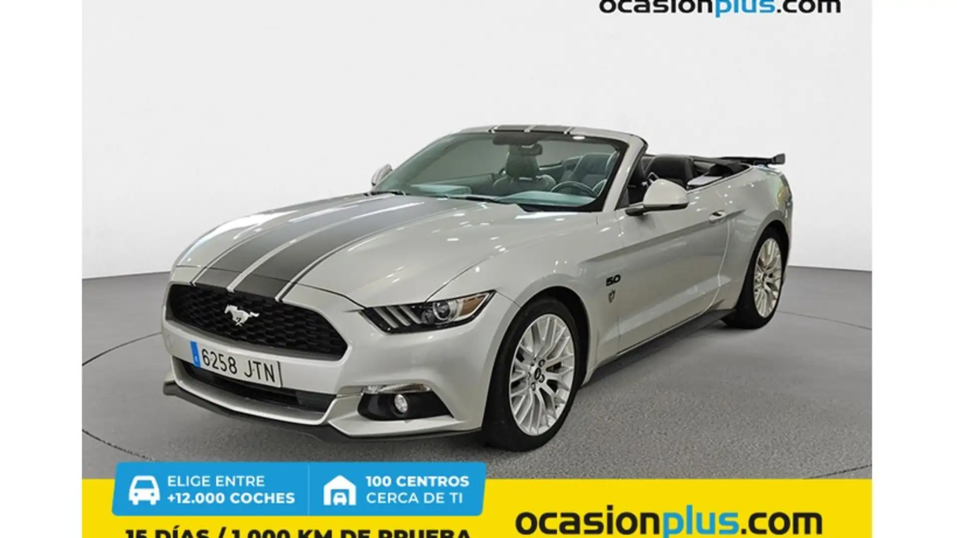 Ford Mustang Convertible 2.3 EcoBoost Plateado - 1