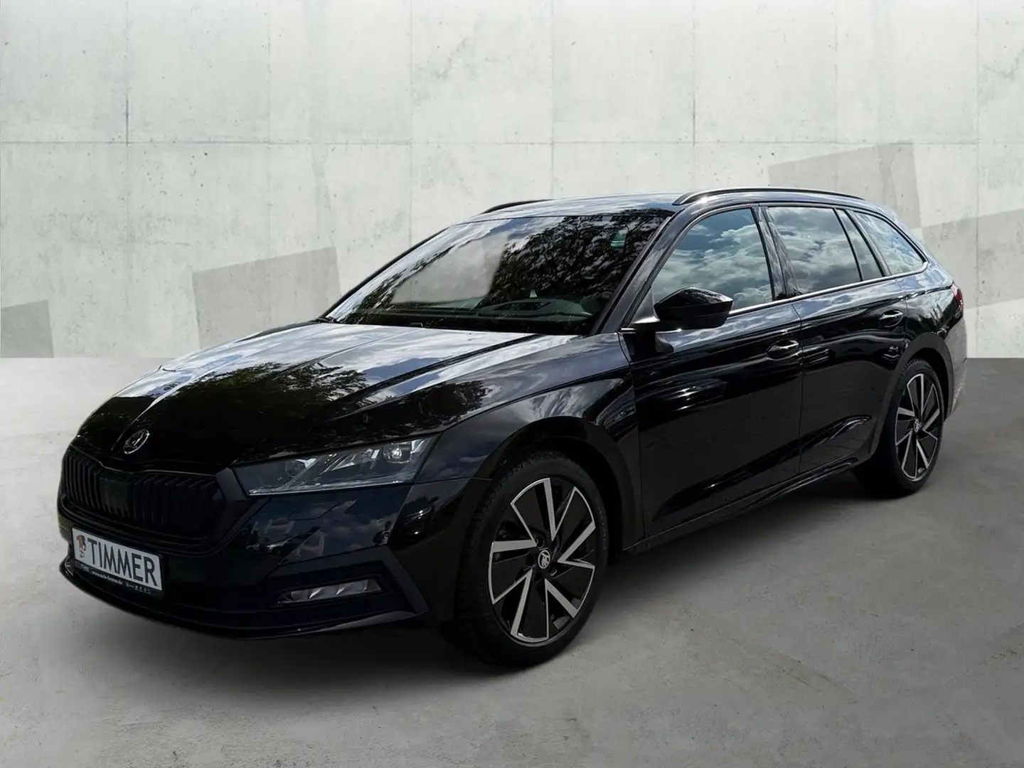 Skoda Octavia Combi 1.5 eTSI DSG SPORTPAKET *AHK *MATRIX *RKAM Schwarz - 2