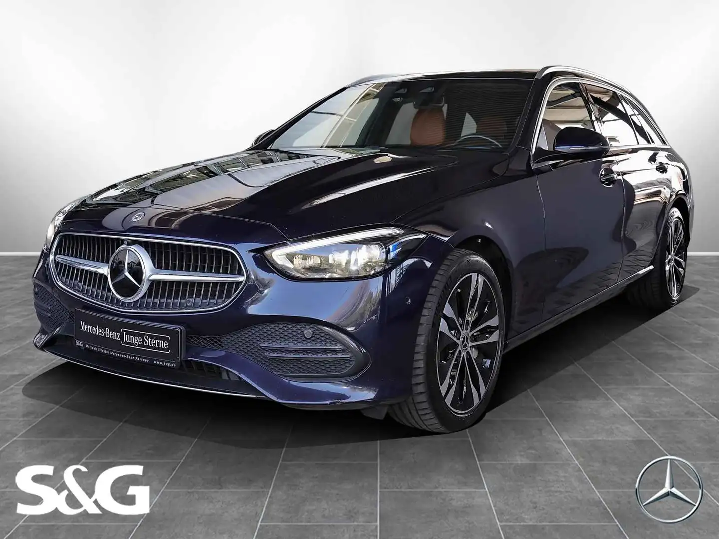 Mercedes-Benz C 300 e T AHK+PANORAMA+DISTRONIC+MEMORY+360°+18" Blu/Azzurro - 1
