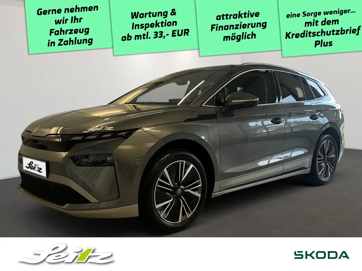Skoda Enyaq 60 Loft *AHK*NAVI*KAMERA*MATRIX* Grau - 1