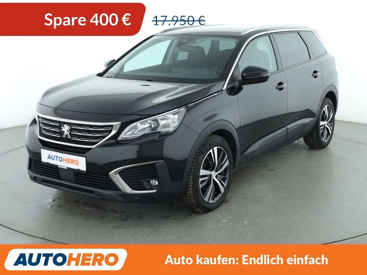 Peugeot 5008 1.5 Blue-HDi Active*TEMPO*CAM*PDC*SHZ*AHK* Schwarz - 1