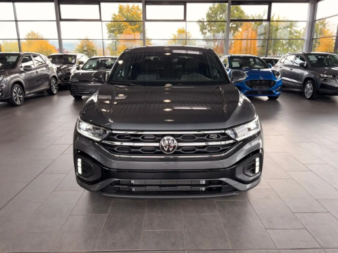 Volkswagen T-Roc R-Line 1.5 TSI Navi AHK LED ACC Kamera Digitales C Gris - 2