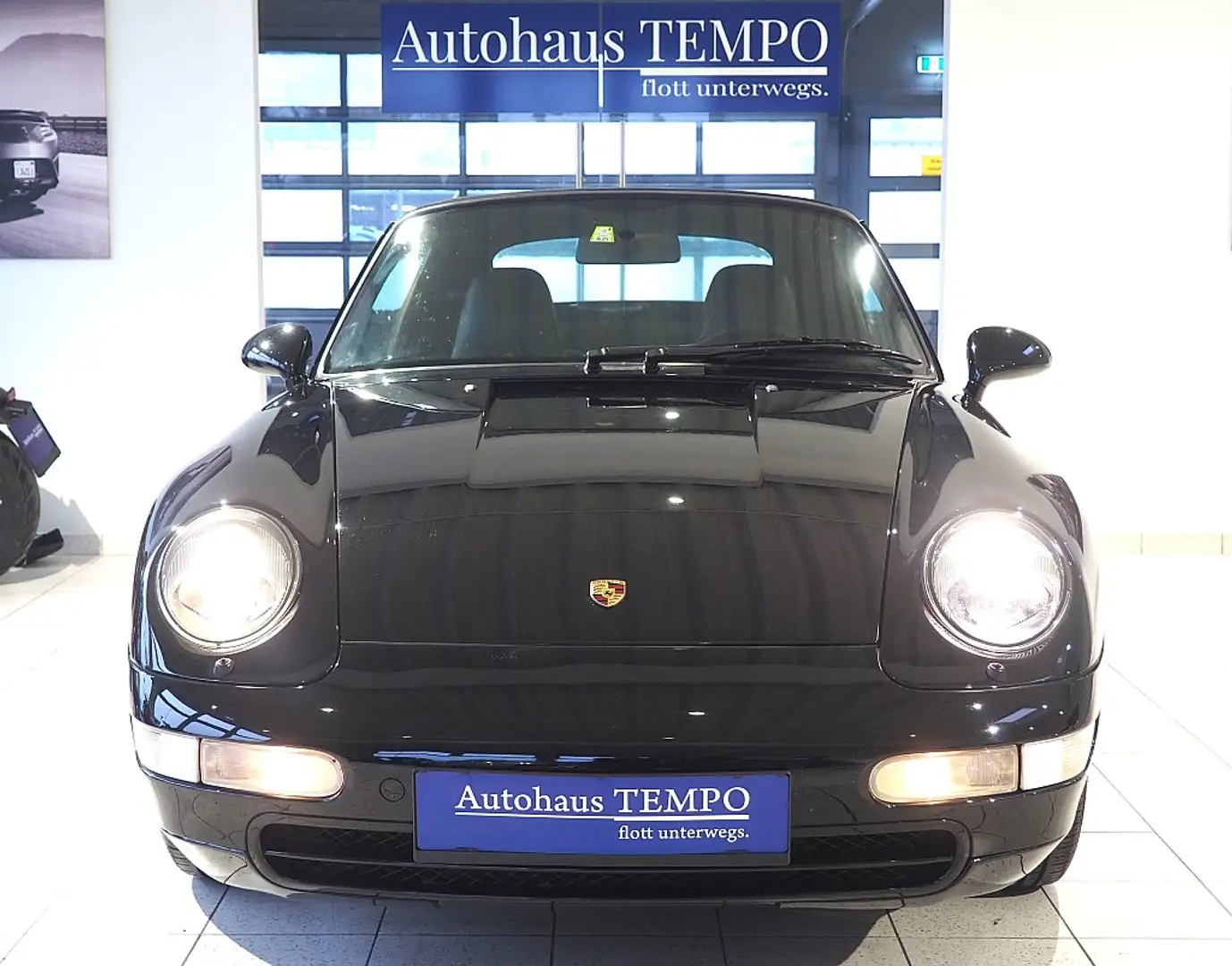 Porsche 993 911 Carrera 993 Cabriolet--Sehr schöner Zustand-- Zwart - 2