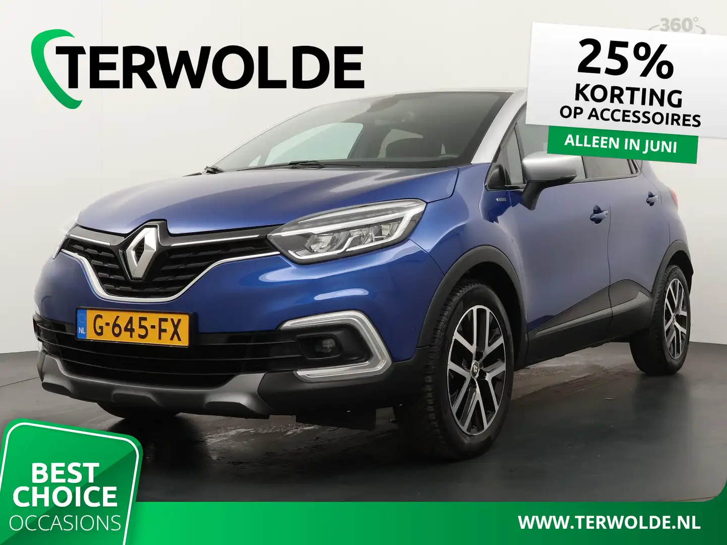 Renault Captur TCe 90 Version S | Parkeercamera | Navigatie | Blau - 1