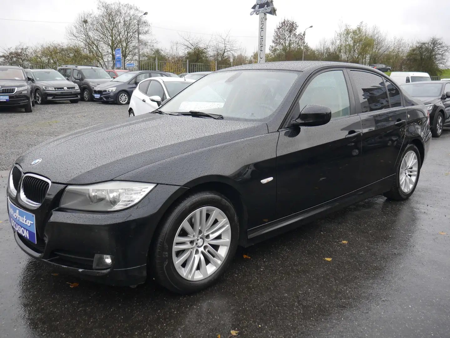 BMW 318 318 dA*CUIR*CLIM-AUTO*JANTE ALU* AUTOMATIQUE* Noir - 2