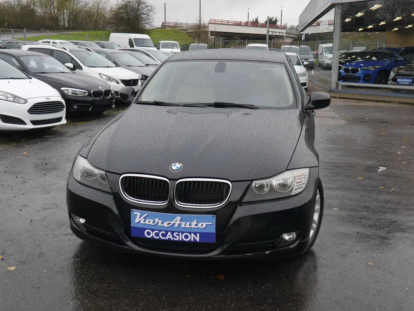 BMW 318 318 dA*CUIR*CLIM-AUTO*JANTE ALU* AUTOMATIQUE* Noir - 1