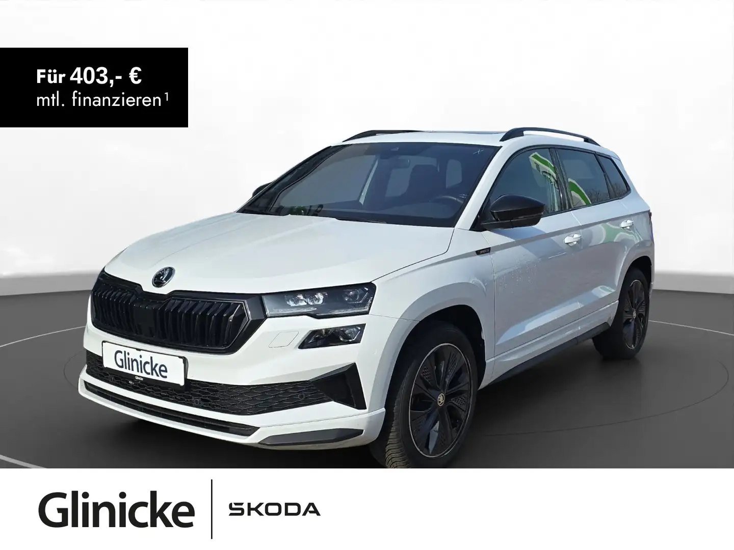 Skoda Karoq 2.0 TSI Sportline 4x4 Weiß - 1