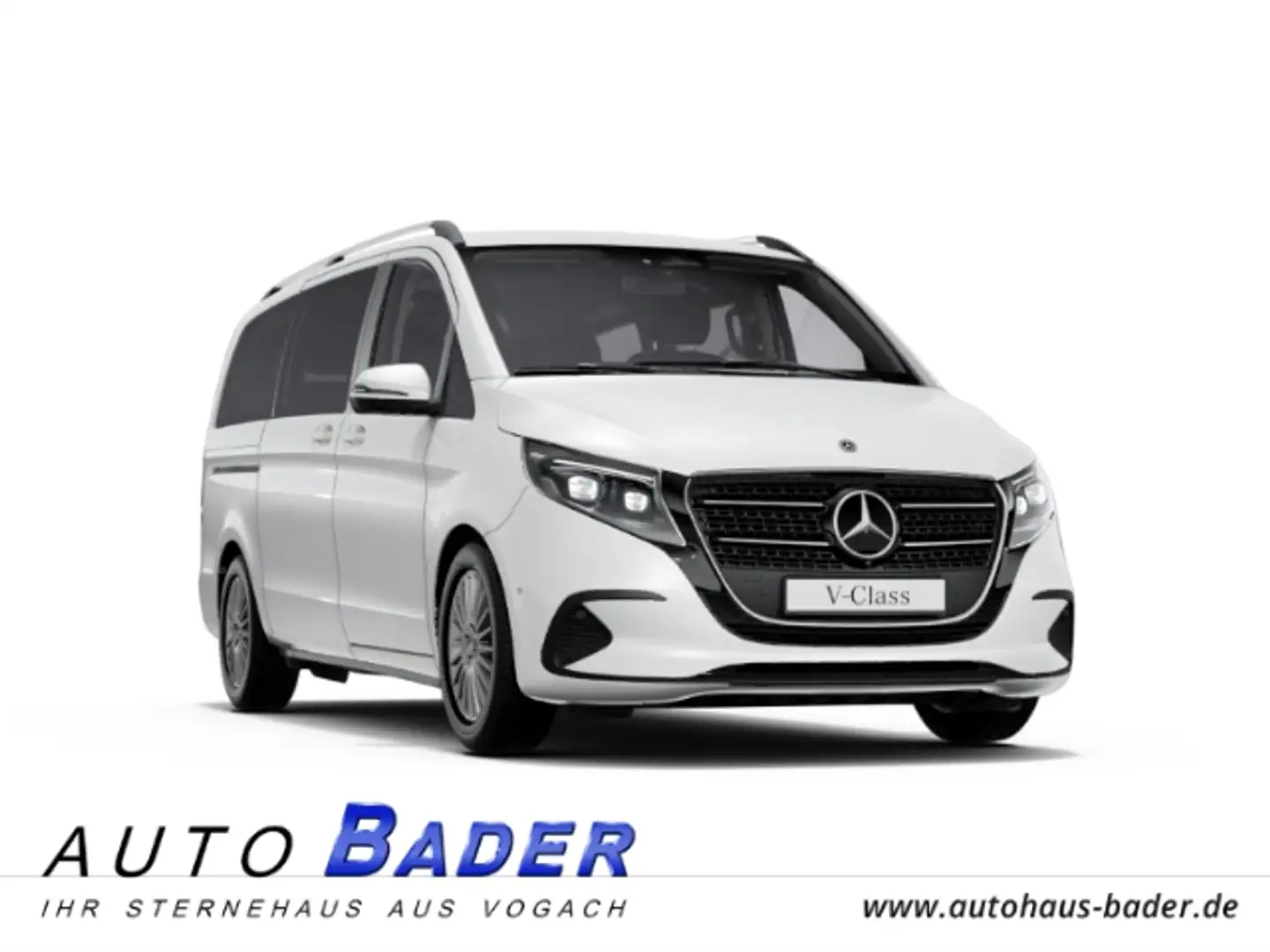 Mercedes-Benz V 220 d 4Matic lang Style+ Airmatic Panorama AHK Blanc - 1