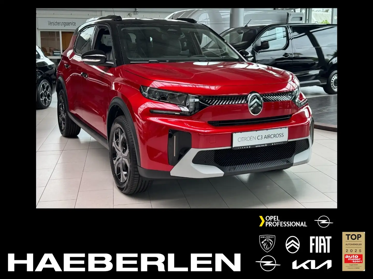 Citroen C3 Aircross 1.2 PLUS Kamera*PDC*KLIMA*Carplay Rouge - 1