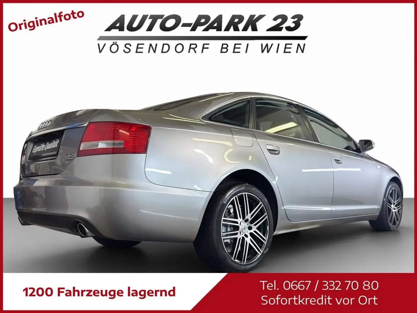 Audi A6 A6 3,2 FSI V6 quattro AUT.**255PS*PICKERL 9/2027 Grau - 2